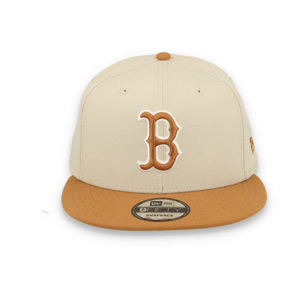 New Era Boston Red Sox Color Pack 9FIFTY Snapback Hat-Stone/Light Bronze