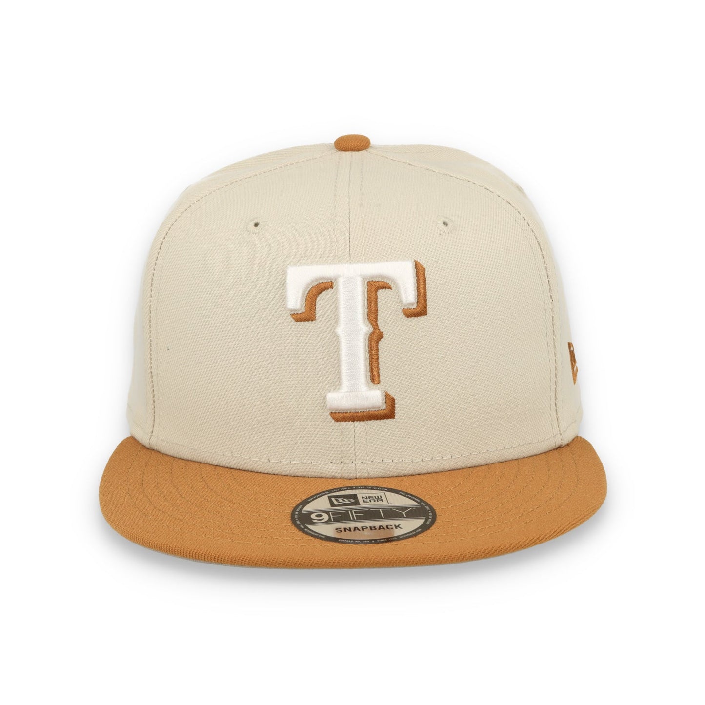 New Era Texas Rangers Color Pack 9FIFTY Snapback Hat-Stone/Light Bronze