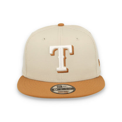 New Era Texas Rangers Color Pack 9FIFTY Snapback Hat-Stone/Light Bronze