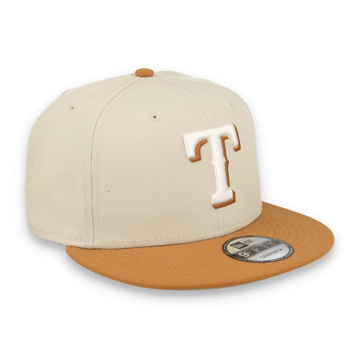New Era Texas Rangers Color Pack 9FIFTY Snapback Hat-Stone/Light Bronze