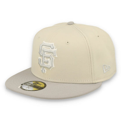 New Era San Francisco Giants TWO-TONE COLOR PACK 59FIFTY Fitted hat-Khaki/Grey