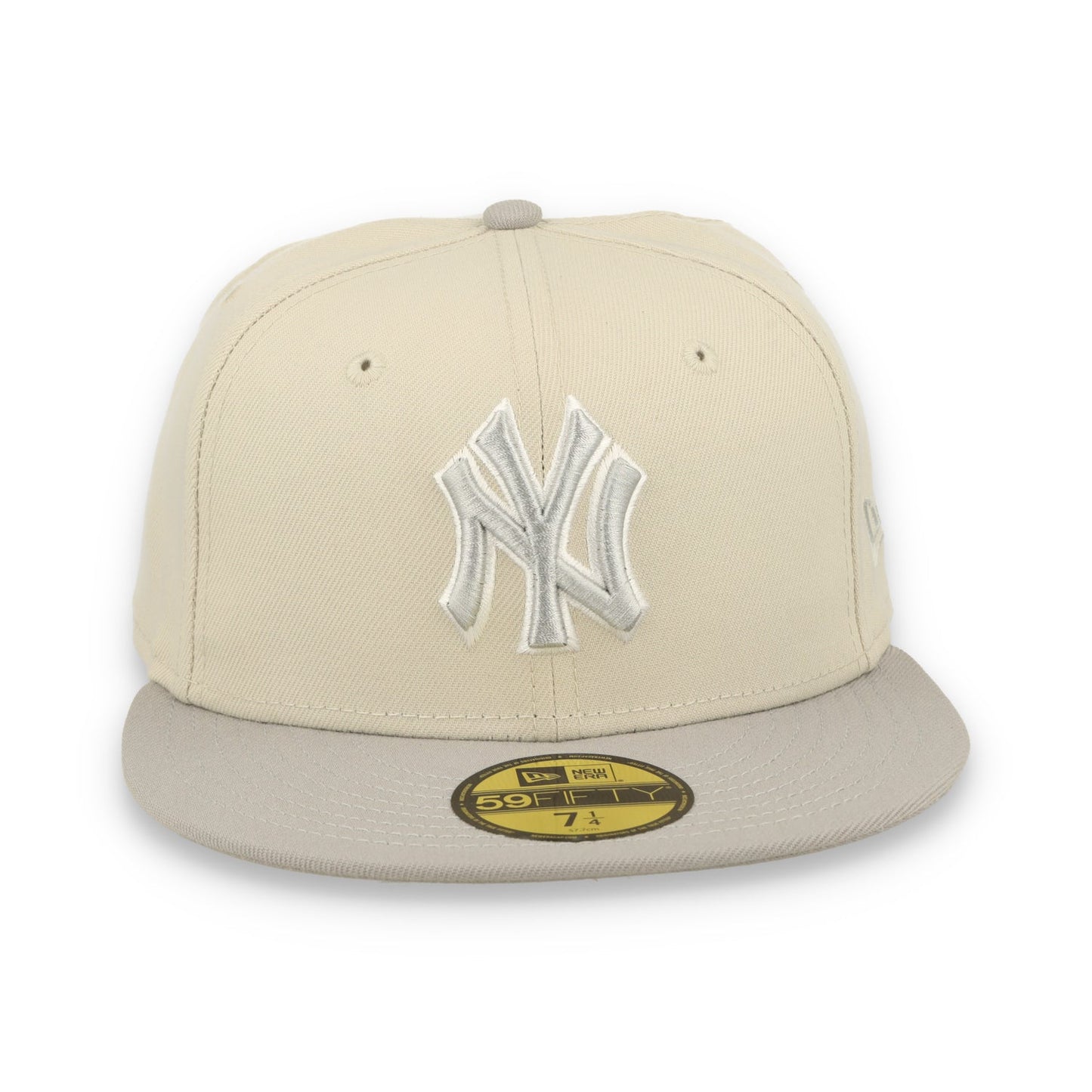 New Era New York Yankees TWO-TONE COLOR PACK 59FIFTY Fitted hat-Khaki/Grey