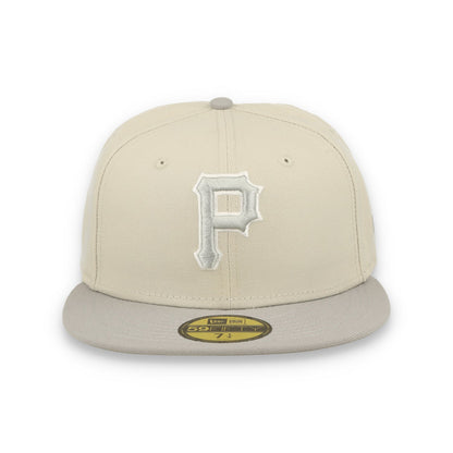 New Era Pittsburg Pirates TWO-TONE COLOR PACK 59FIFTY Fitted hat-Khaki/Gray