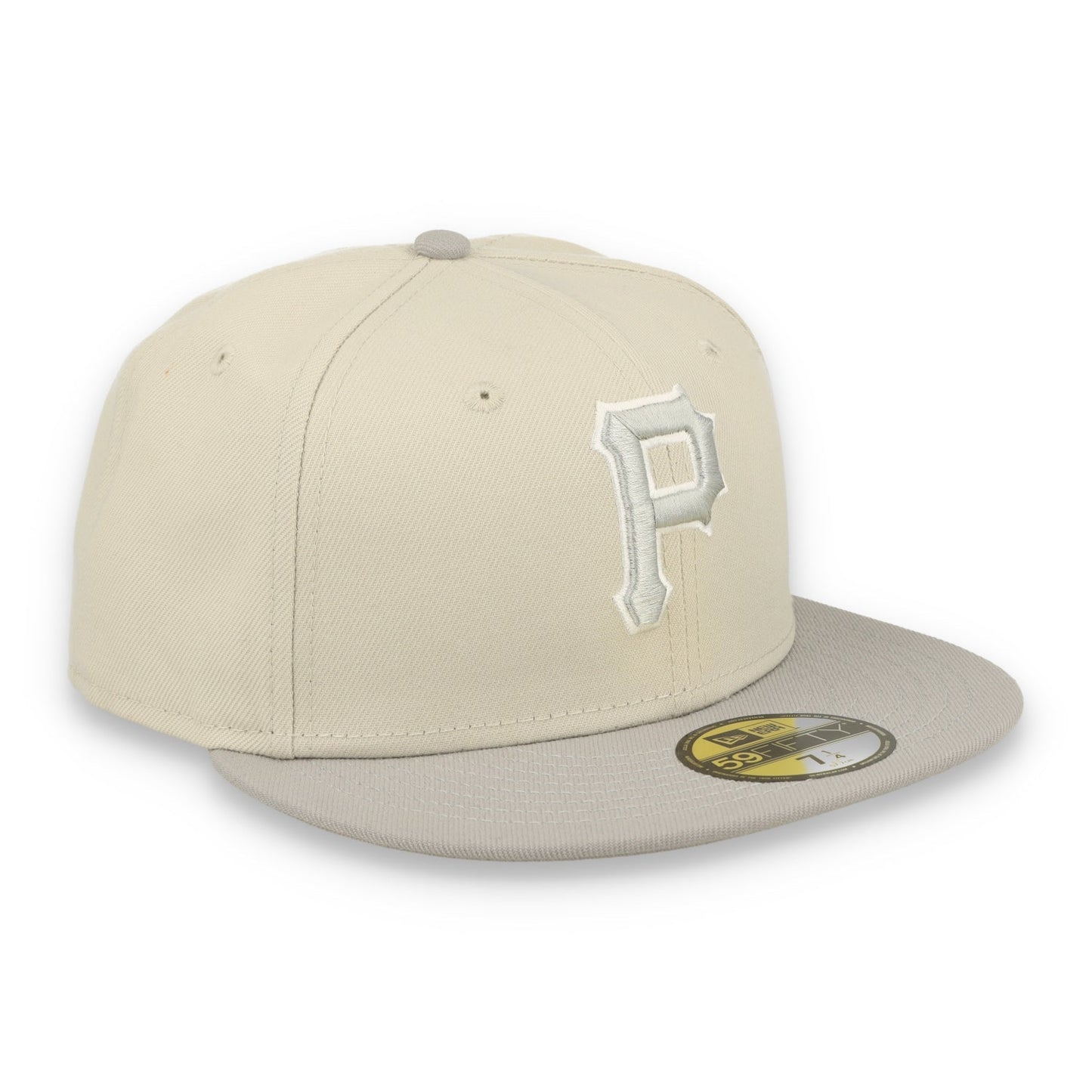 New Era Pittsburg Pirates TWO-TONE COLOR PACK 59FIFTY Fitted hat-Khaki/Gray