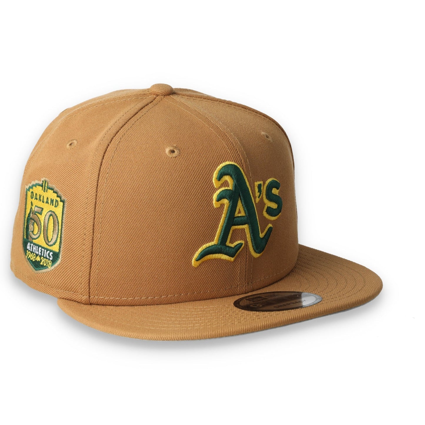 New Era Athletics Color Pack 9FIFTY Snapback Hat-Light Bronze