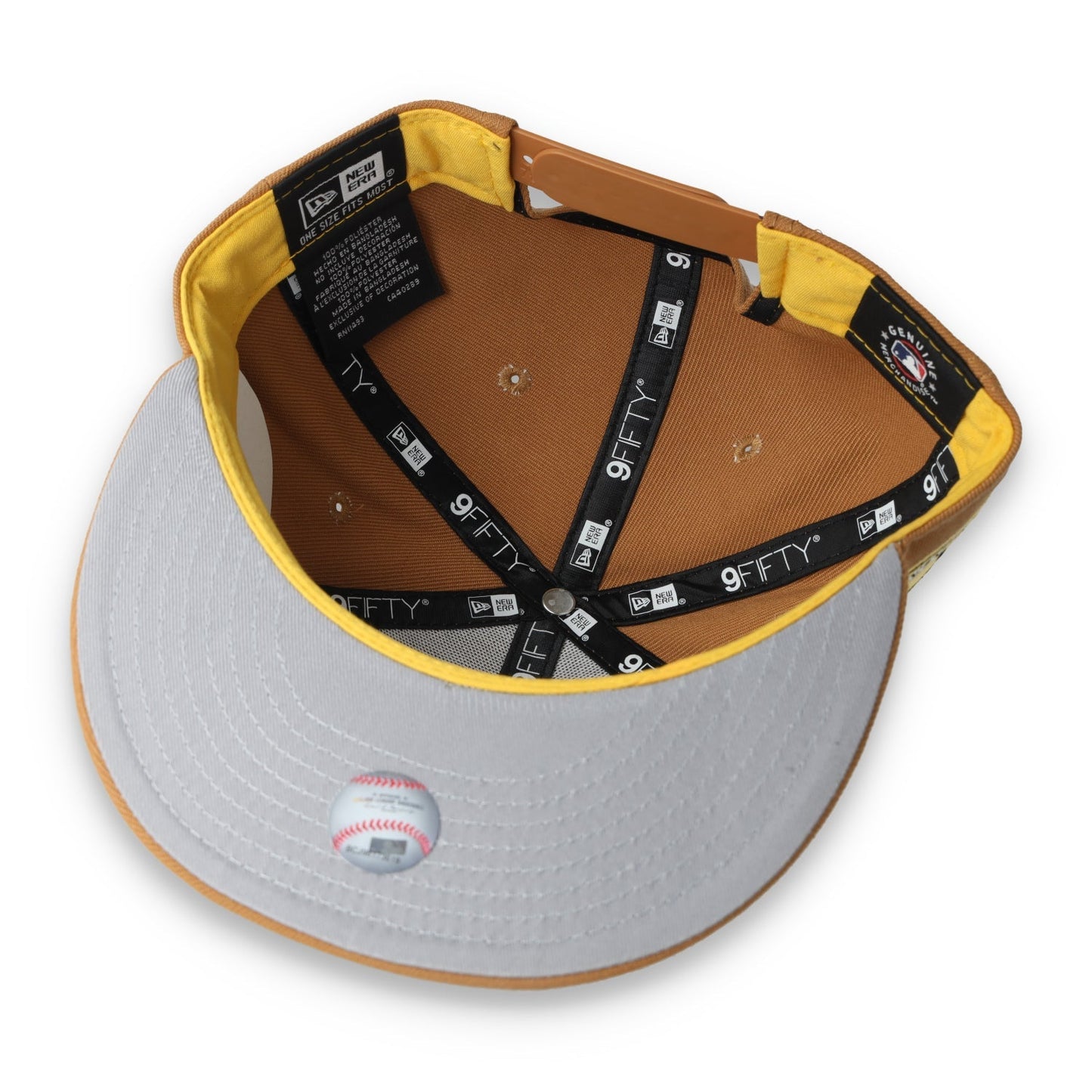 New Era Pittsburgh Pirates  Color Pack 9FIFTY Snapback Hat-Light Bronze