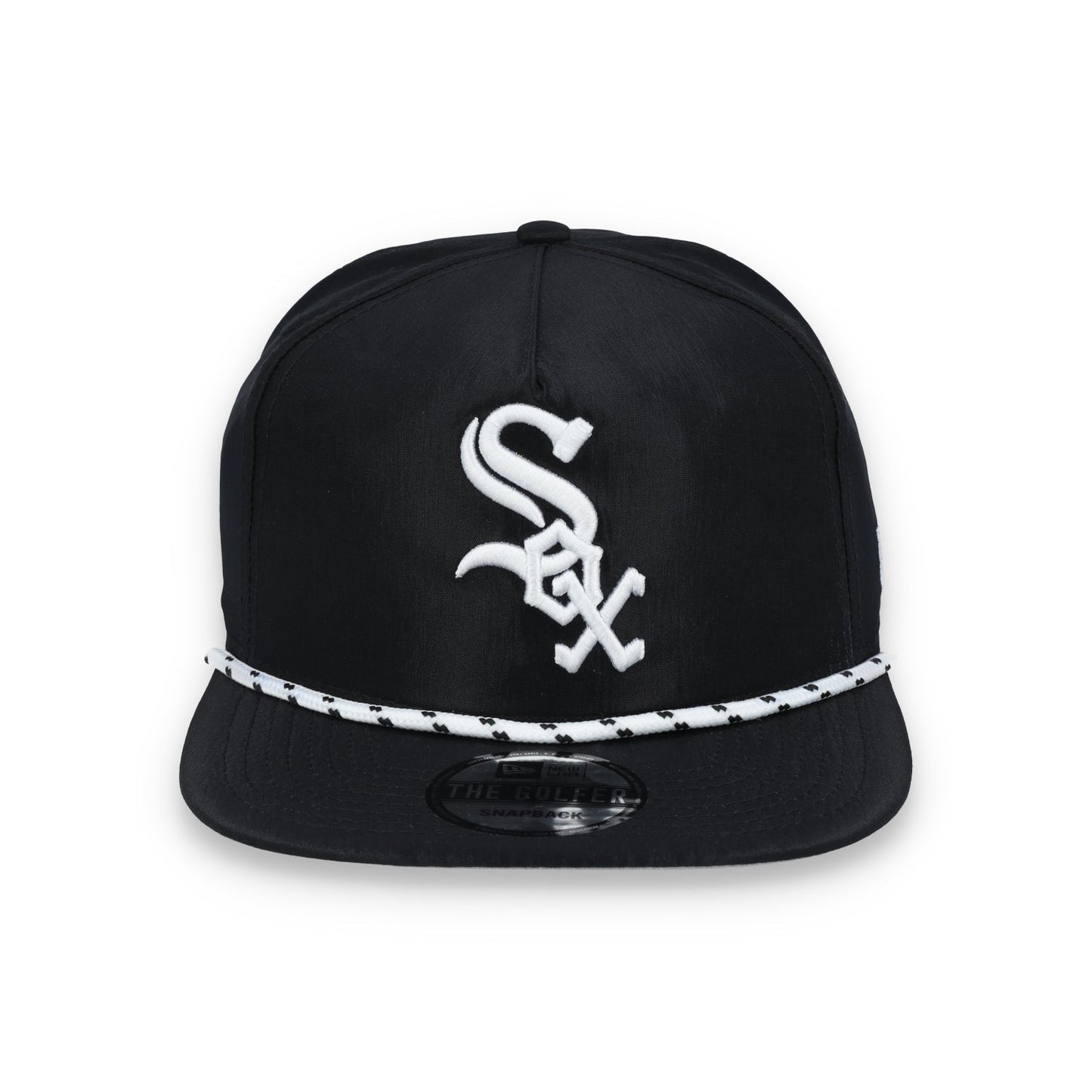 New Era Chicago White Sox Golfer Team Rope Snapback Hat - Black