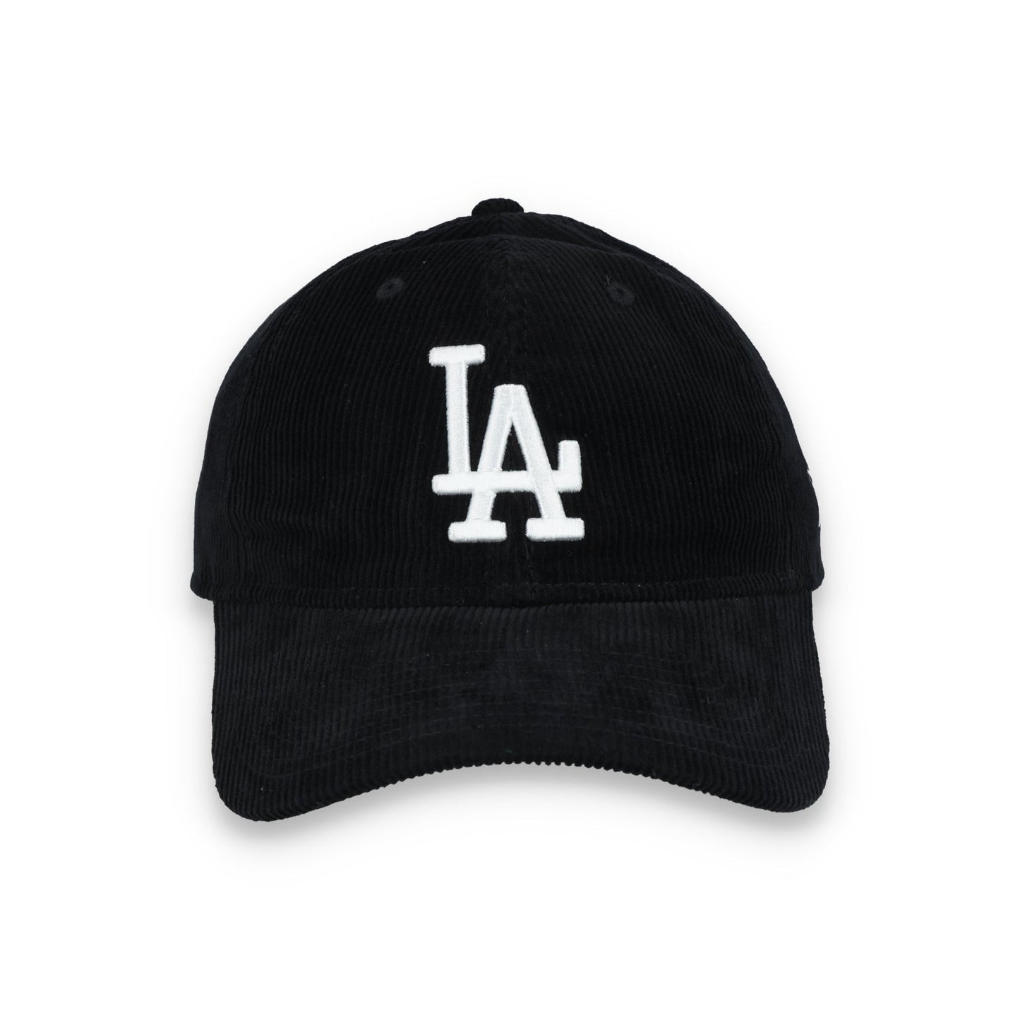 New Era Los Angeles Dodgers Corduroy 9TWENTY Adjustable Hat-Black/White