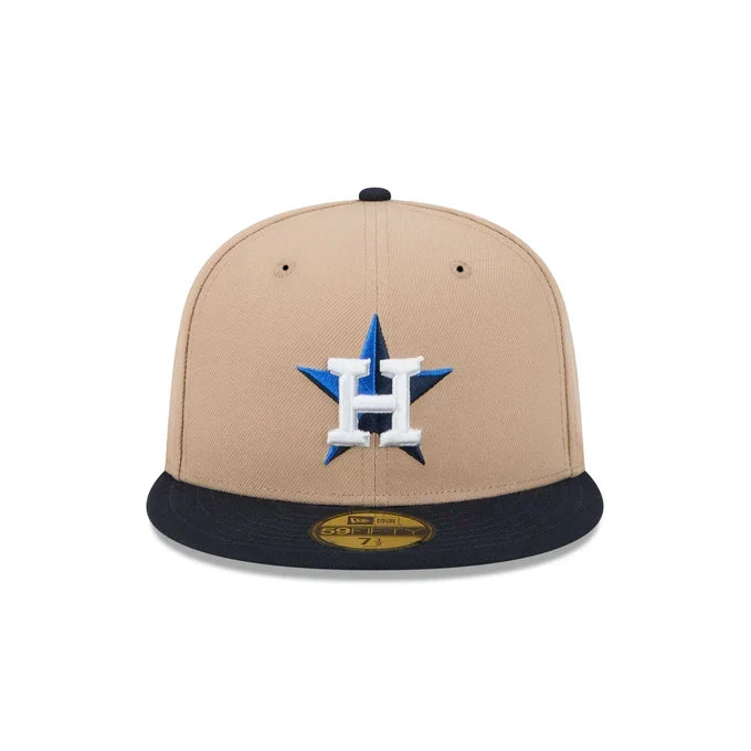 New Era Houston Astros 59FIFTY Fitted Hat-Camel