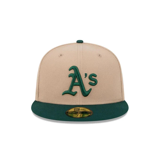 New Era Oakland Athletics 59FIFTY Fitted Hat-Camel