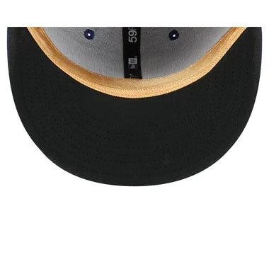 New Era Los Angeles Dodgers 2024 World Series Champions 59FIFTY Fitted Hat-Royal/Gold