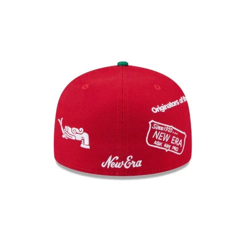 New Era Mexico Anniversary Logos 59FIFTY Fitted Hat-White/Green