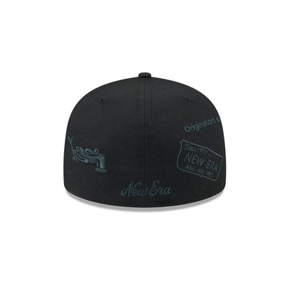 New Era Mexico Anniversary Logos 59FIFTY Fitted Hat-Black