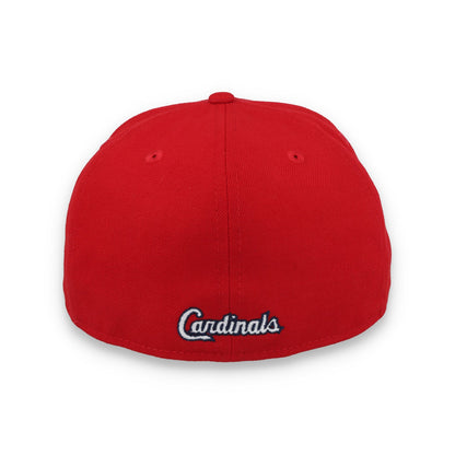 New Era St. Louis Cardinals Overlap 59FIFTY Fitted Hat-Red