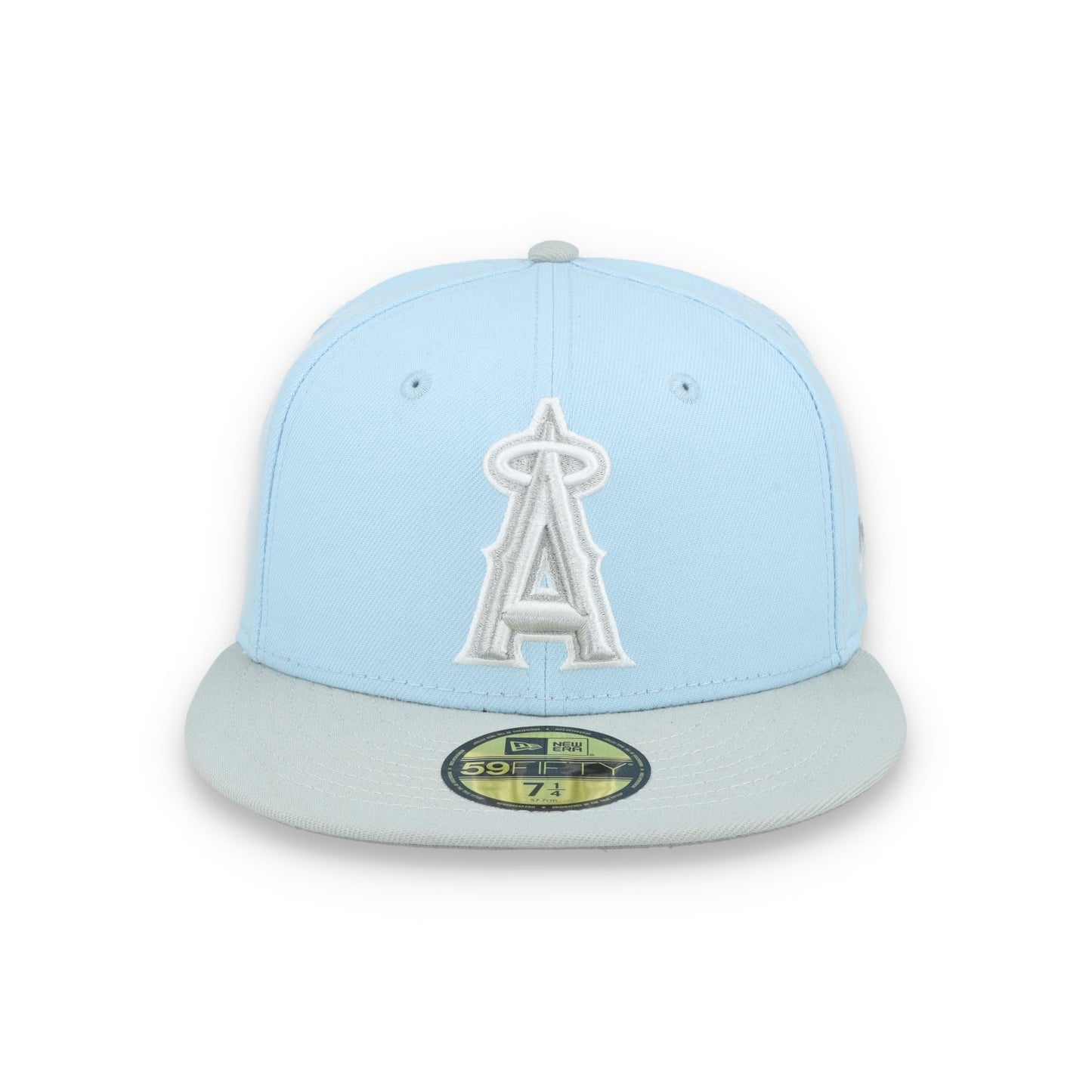 New Era Los Angeles Angels 2-tone fitted-59FIFTY Fitted Hat-Light Blue/Grey