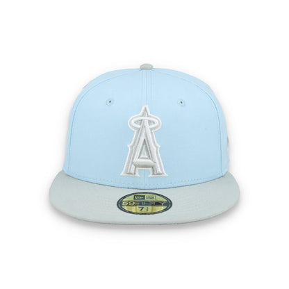 New Era Los Angeles Angels 2-tone fitted-59FIFTY Fitted Hat-Light Blue/Grey