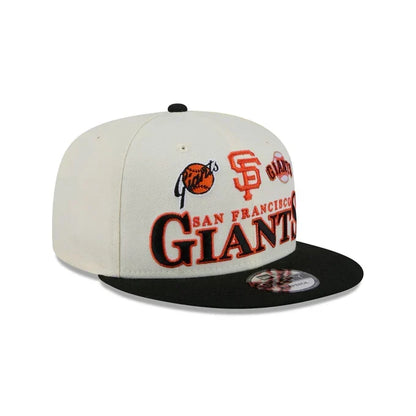 New Era San Francisco Giants Multi Logo Archive 9FIFTY Snapback Hat - Cream