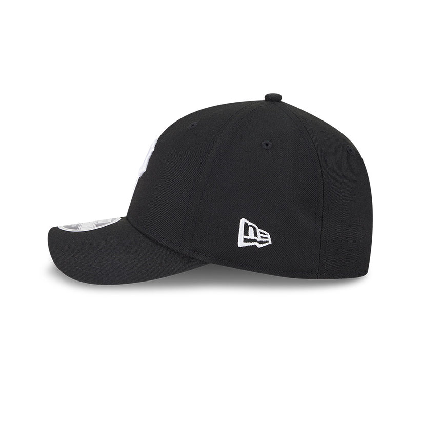 New Era Pittsburgh Pirates 39THIRTY M-Crown A-Frame Stretch Fit Hat-Black/White