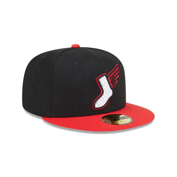 New Era Chicago White Sox Alternative City Connect  59FIFTY Fitted Hat- Black