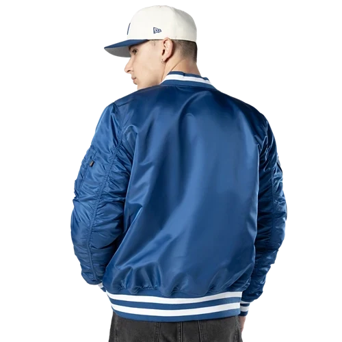New Era Alpha Industries Los Angeles Dodgers Bomber Jacket - Royal