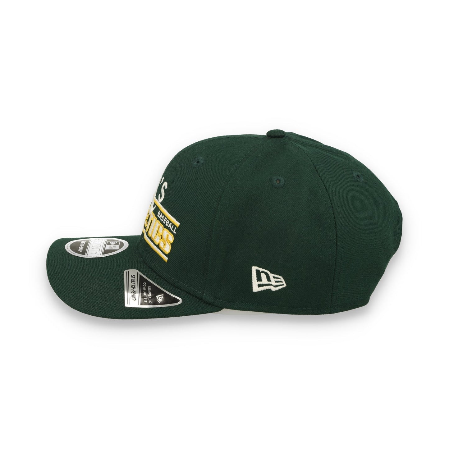 New Era Athletics Stated 9SEVENTY Stretch-Snap Hat - Green