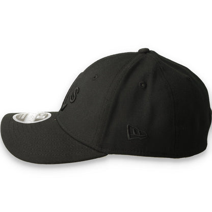 New Era Athletics 39THIRTY M-Crown A-Frame Stretch Fit Hat-Black/Black