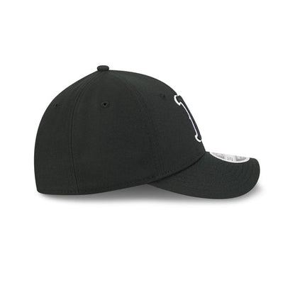 New Era Boston Red Sox 39THIRTY M-Crown A-Frame Stretch Fit Hat-Black/White