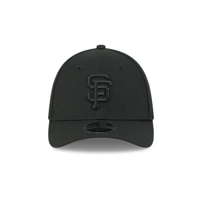 New Era San Francisco Giants 39THIRTY M-Crown A-Frame Stretch Fit Hat-Black/Black