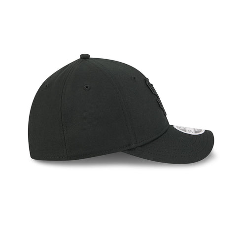 New Era San Francisco Giants 39THIRTY M-Crown A-Frame Stretch Fit Hat-Black/Black