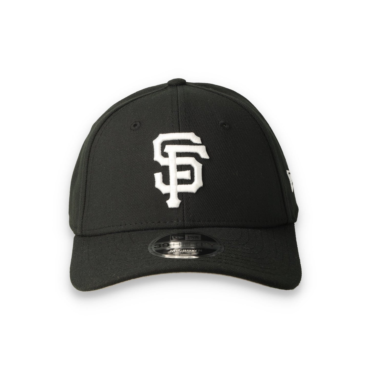 New Era San Francisco Giants 39THIRTY M-Crown A-Frame Stretch Fit Hat-Black/White