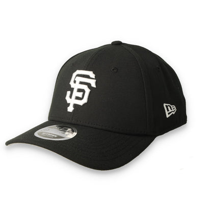 New Era San Francisco Giants 39THIRTY M-Crown A-Frame Stretch Fit Hat-Black/White