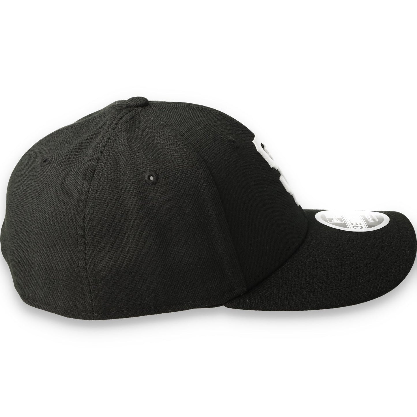 New Era San Francisco Giants 39THIRTY M-Crown A-Frame Stretch Fit Hat-Black/White