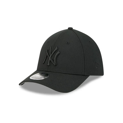 New Era New York Yankees 39THIRTY M-Crown A-Frame Stretch Fit Hat-Black/Black