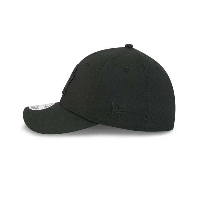 New Era New York Yankees 39THIRTY M-Crown A-Frame Stretch Fit Hat-Black/Black