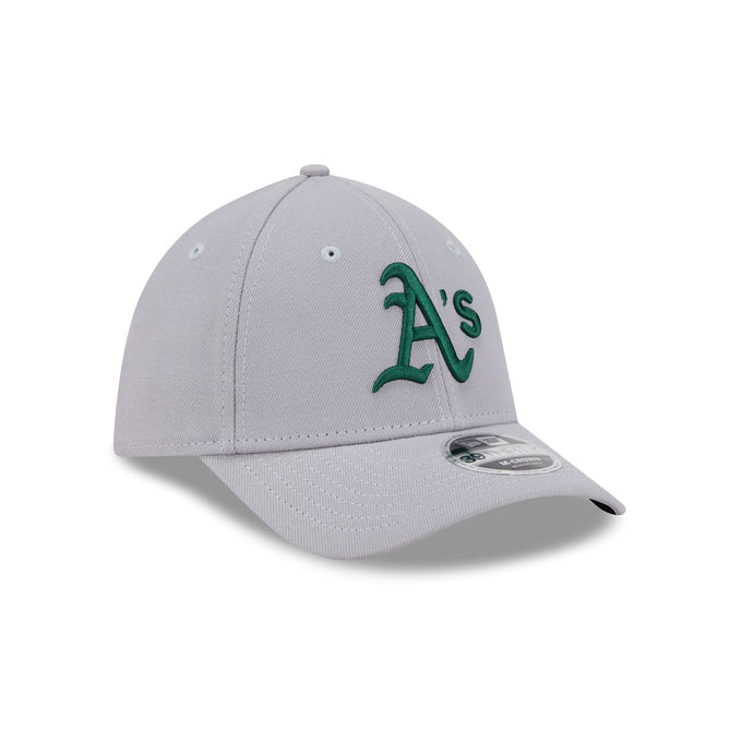 New Era Athletics 39THIRTY M-Crown Stretch Fit Hat-Gray