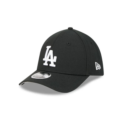 New Era Los Angeles Dodgers 39THIRTY M-Crown A-Frame Stretch Fit Hat-Black/White