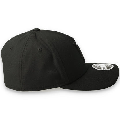New Era Los Angeles Dodgers 39THIRTY M-Crown A-Frame Stretch Fit Hat-Black/Black