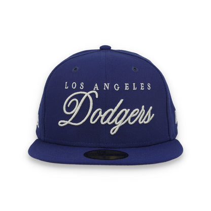 New Era Los Angeles Dodgers Team Color Scripted 59FIFTY Fitted Hat