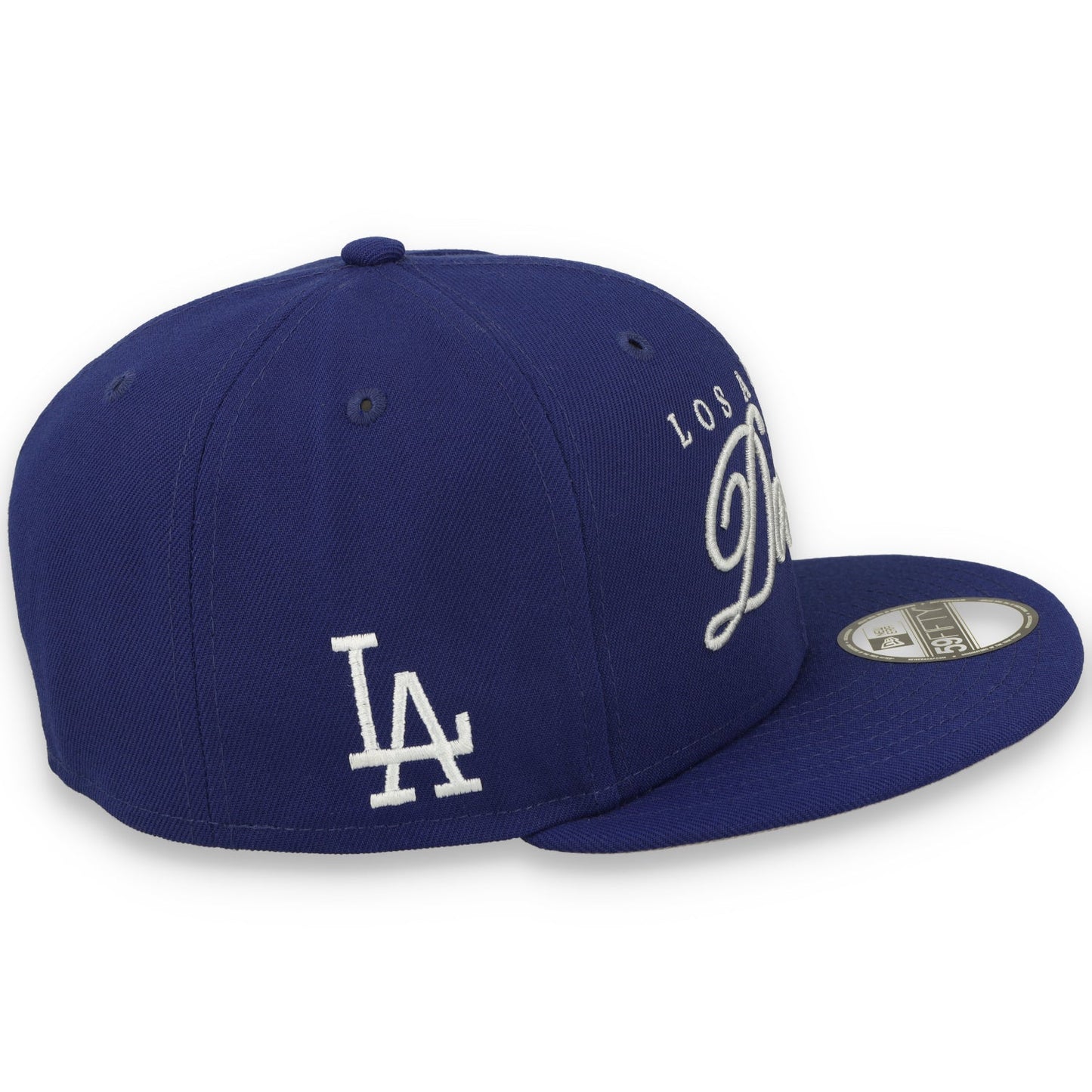 New Era Los Angeles Dodgers Team Color Scripted 59FIFTY Fitted Hat
