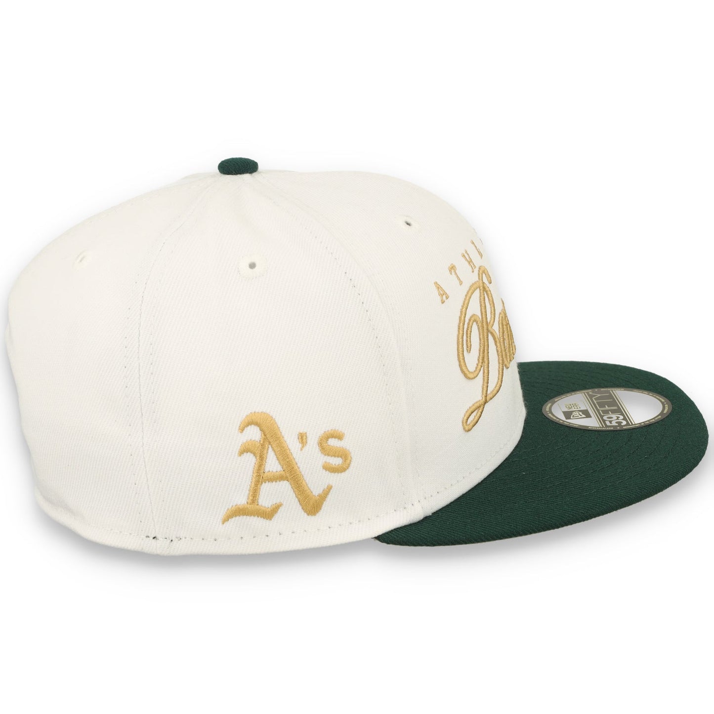 New Era Athletics Gold Scripted 59FIFTY Fitted Hat