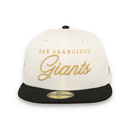 New Era San Francisco Giants Gold Scripted 59FIFTY Fitted Hat