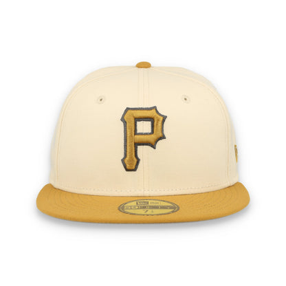 New Era Pittsburgh Pirates 2-Tone Color Pack 59FIFTY Fitted Hat-Light Beige/Khaki