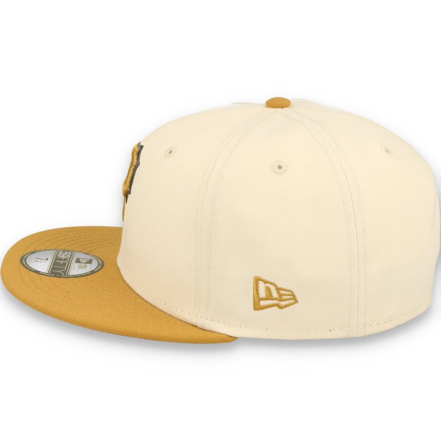 New Era Pittsburgh Pirates 2-Tone Color Pack 59FIFTY Fitted Hat-Light Beige/Khaki