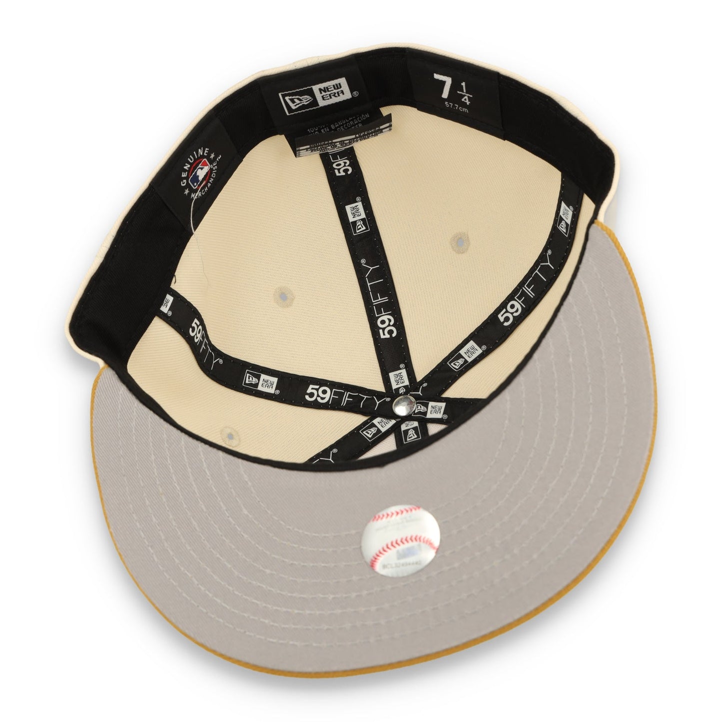NEW ERA SAN FRANCISCO GIANTS 2-TONE 59FIFTY FITTED HAT-BEIGE/BRONZE