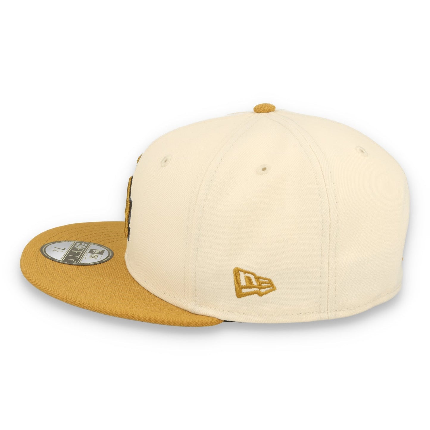 NEW ERA LOS ANGELES DODGERS 2-TONE 59FIFTY FITTED HAT-BEIGE/BRONZE