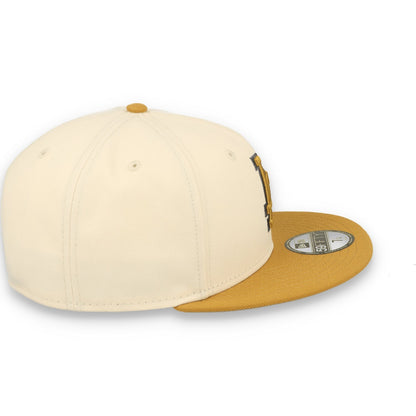NEW ERA LOS ANGELES DODGERS 2-TONE 59FIFTY FITTED HAT-BEIGE/BRONZE