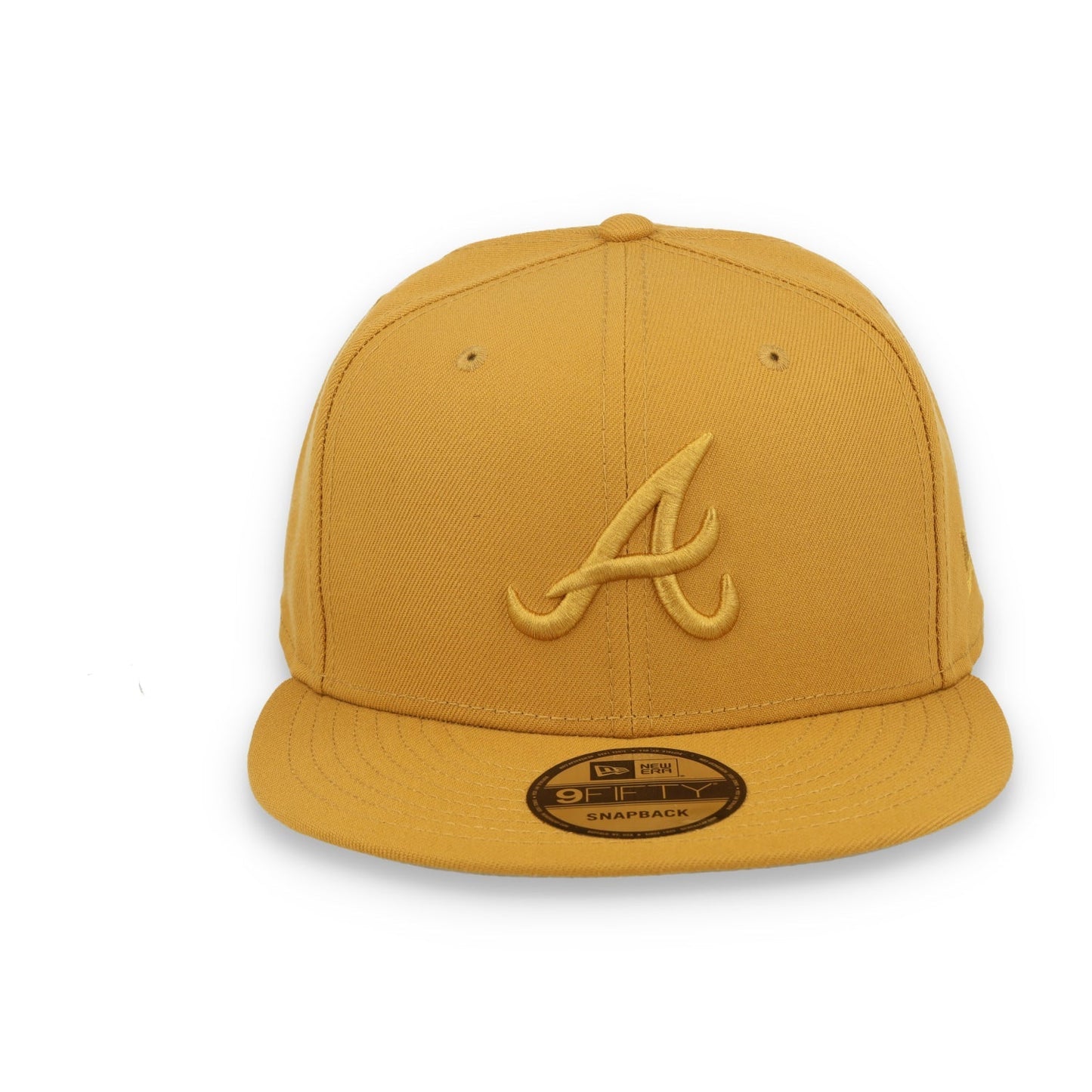 New Era Atlanta Braves 9FIFTY Snapback Hat - Khaki