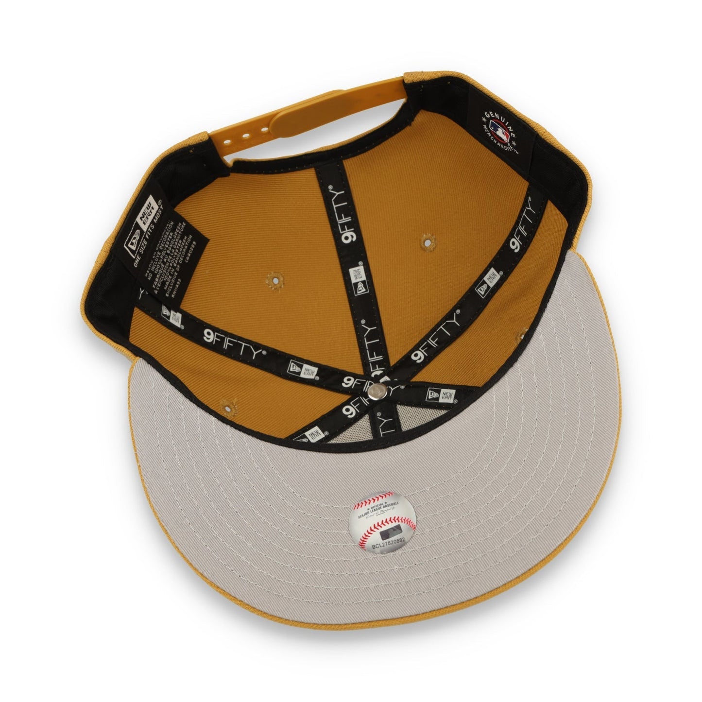 New Era Los Angeles Dodgers Color Pack 9FIFTY Adjustable Snapback Hat-Khaki