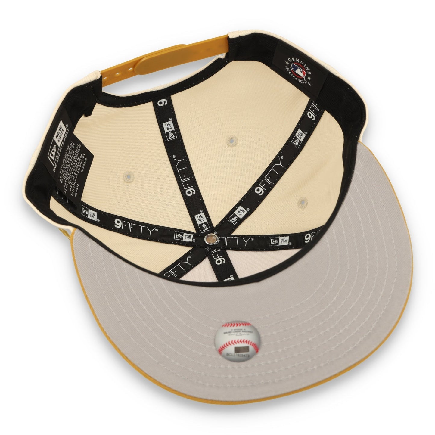 New Era Athletics 2-Tone 9FIFTY Snapback Hat-Beige/Bronze