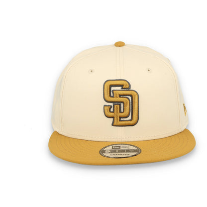 New Era San Diego Padres 2-Tone 9FIFTY Snapback Hat-Beige /Bronze